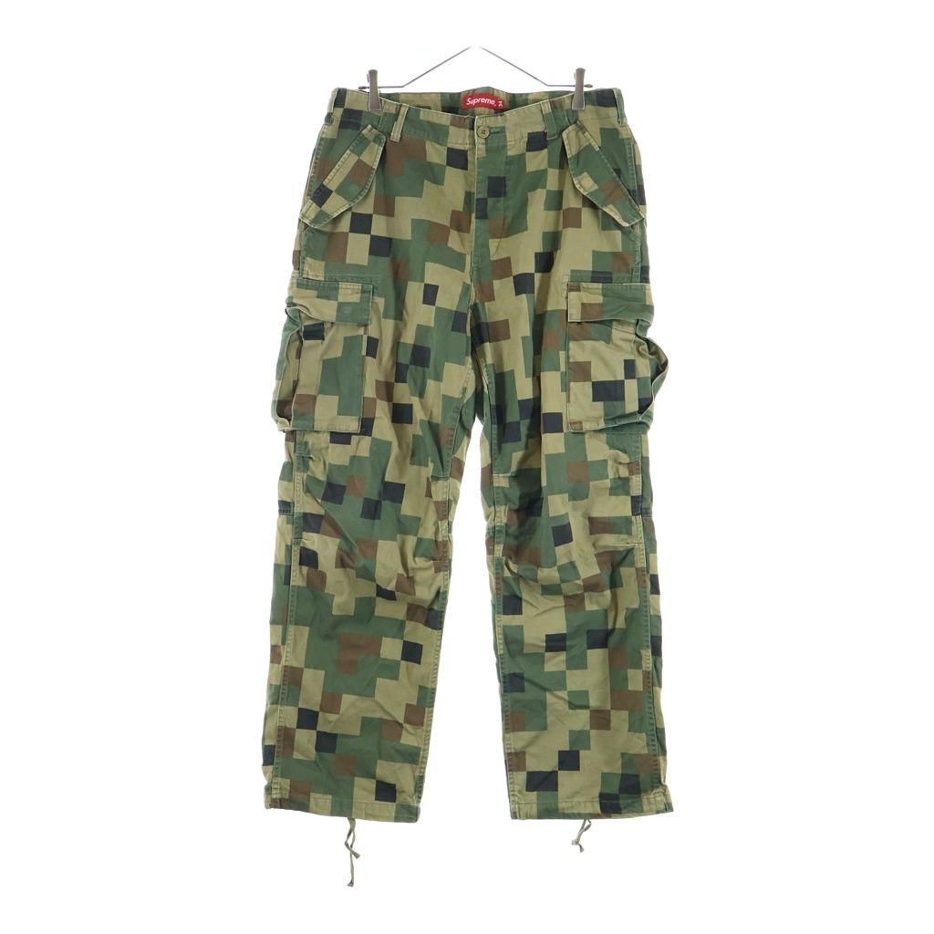 SUPREME (シュプリーム) 20AW Cargo Pant Digi Camo デジカモ柄 カーゴパンツ カーキ
