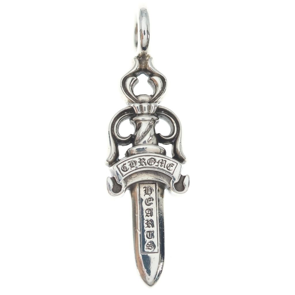 CHROME HEARTS (クロムハーツ) DOUBLE DAGGER ダブルダガーペンダントトップ シルバー BCA251
