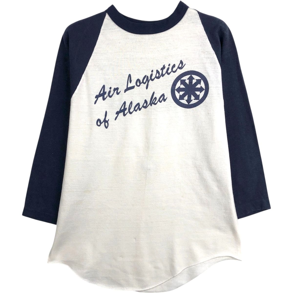 古着 70年代 七分袖 ラグランTシャツ メンズM相当 ヴィンテージ/eaa671517