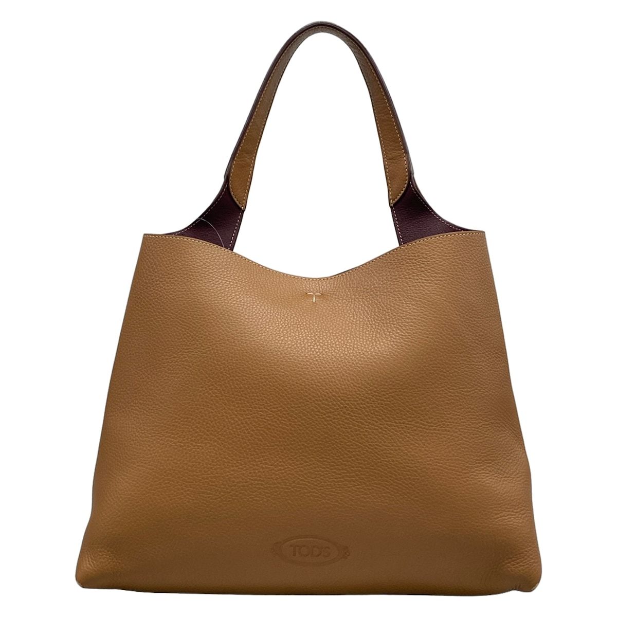 TOD'S(トッズ) ショルダーバッグ ブラウン レザー