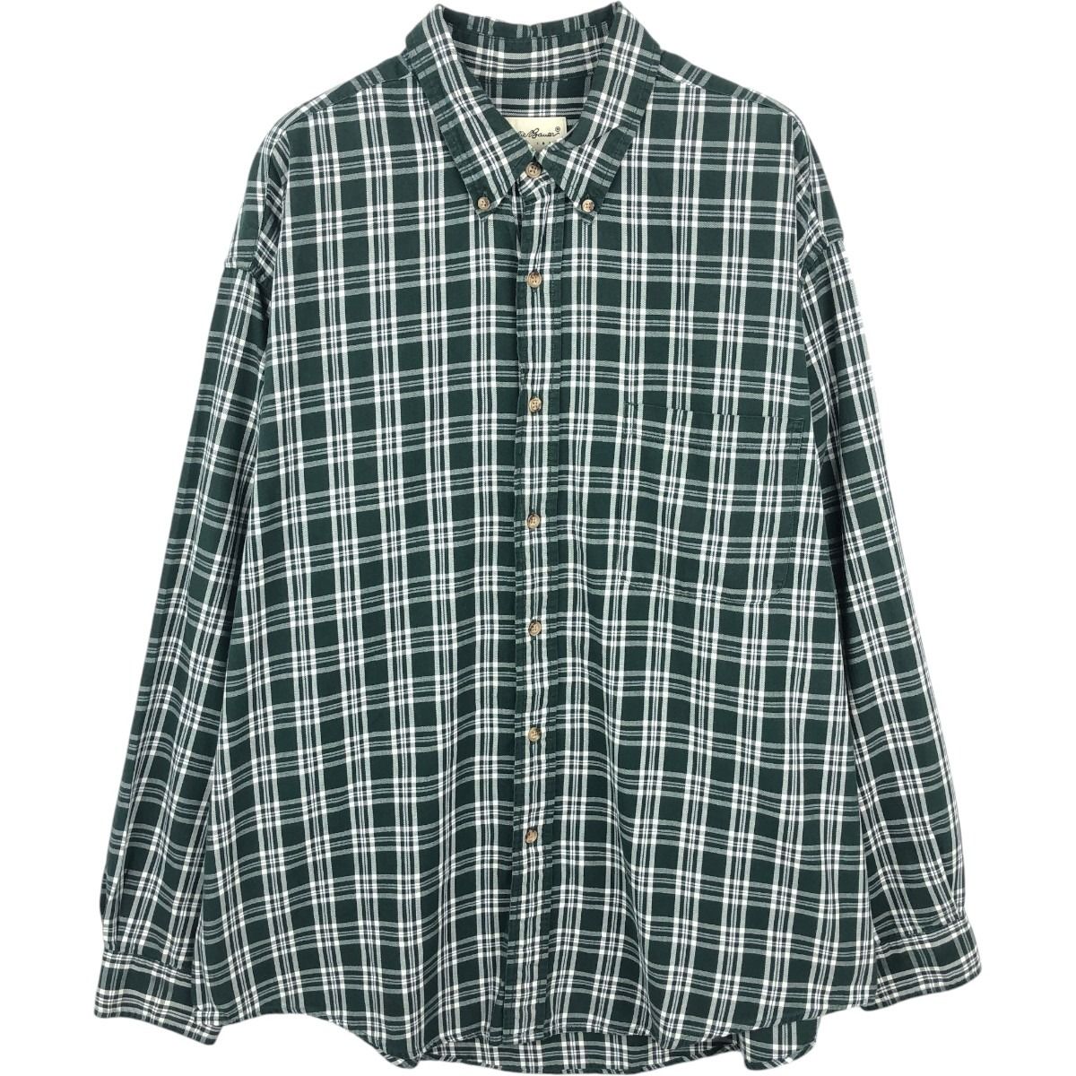 古着 エディーバウアー Eddie Bauer 長袖 ボタンダウンチェックシャツ メンズXL相当/eaa662834