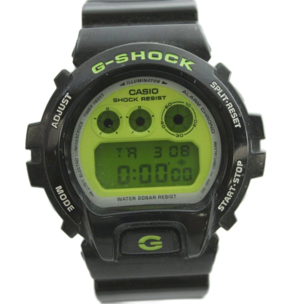 カシオジーショック CASIO G-SHOCK クレイジーカラーズ 腕時計 ウォッチ デジタル クォーツ 黒 ブラック 緑 グリーン DW-6900CS-1JF /BB 6,319円