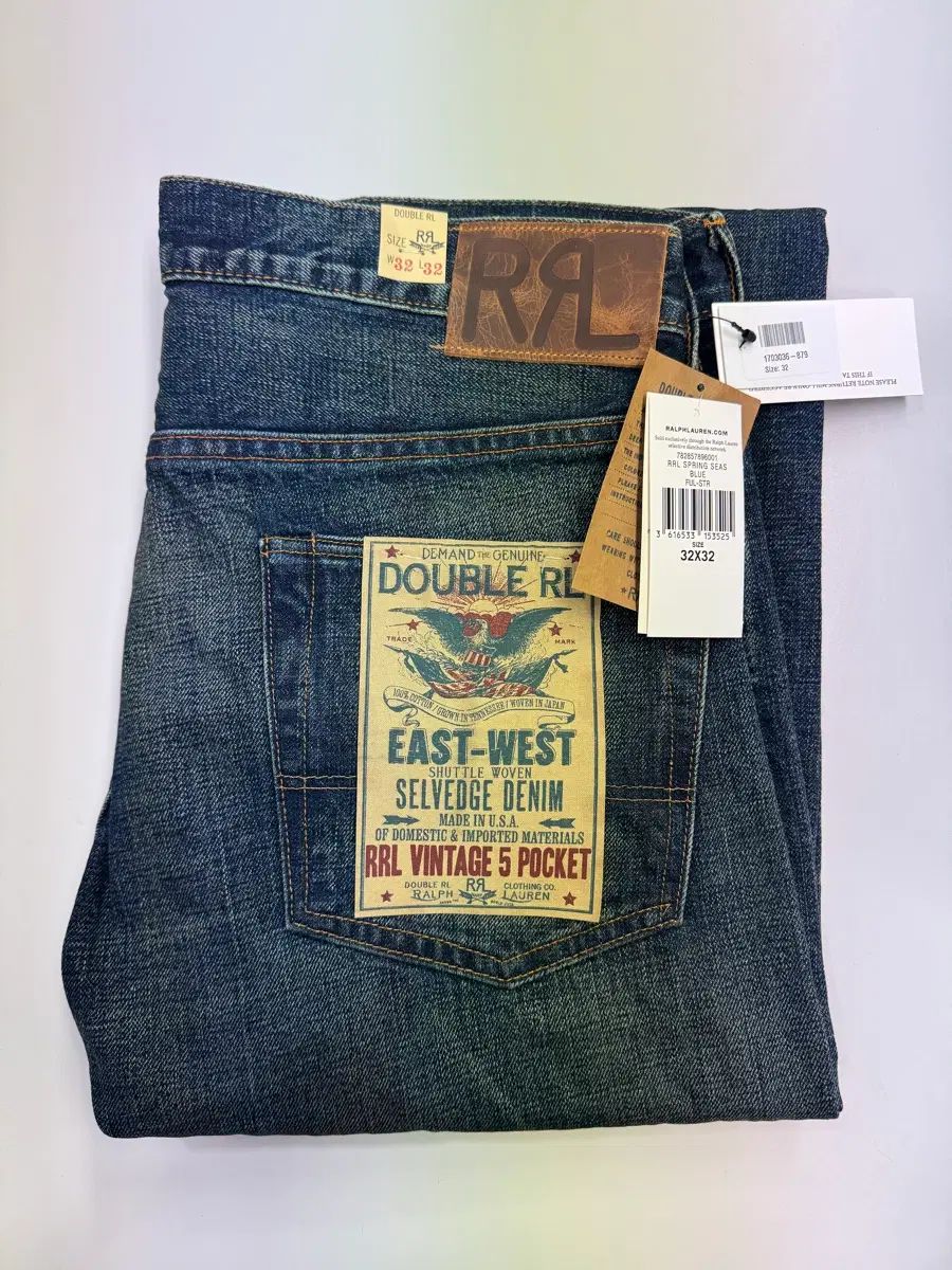 RRL ヴィンテージ 5ポケット デニム ジーンズ ウォッシュ