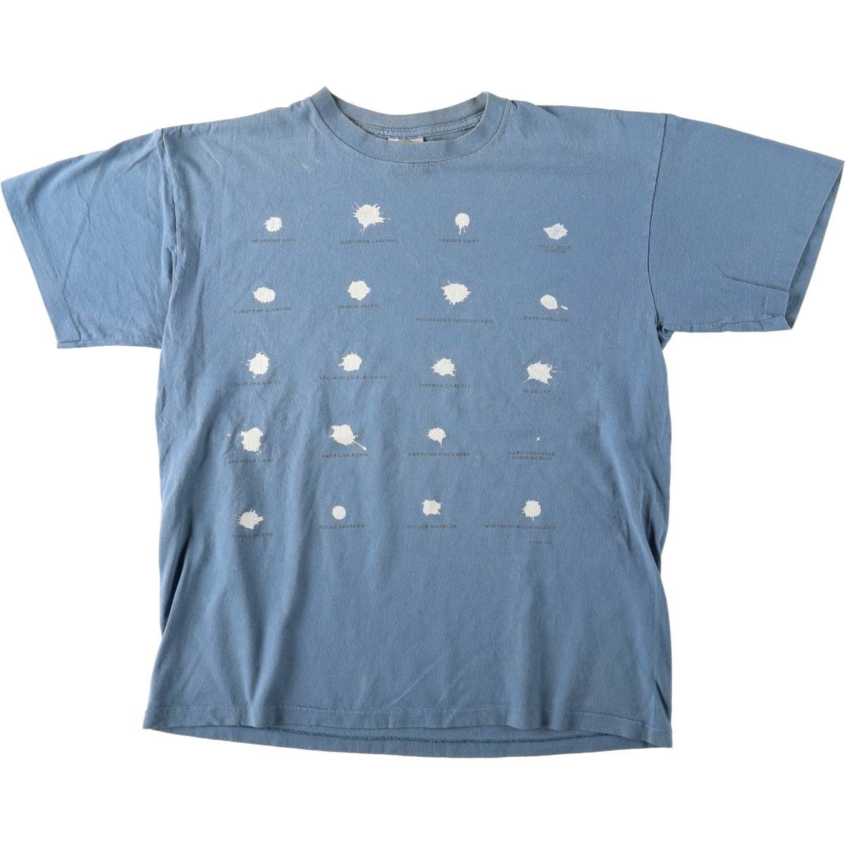 古着 90年代 オニータ ONEITA Bird Droppings 鳥のフン プリントTシャツ メンズL相当 ヴィンテージ/eaa664353