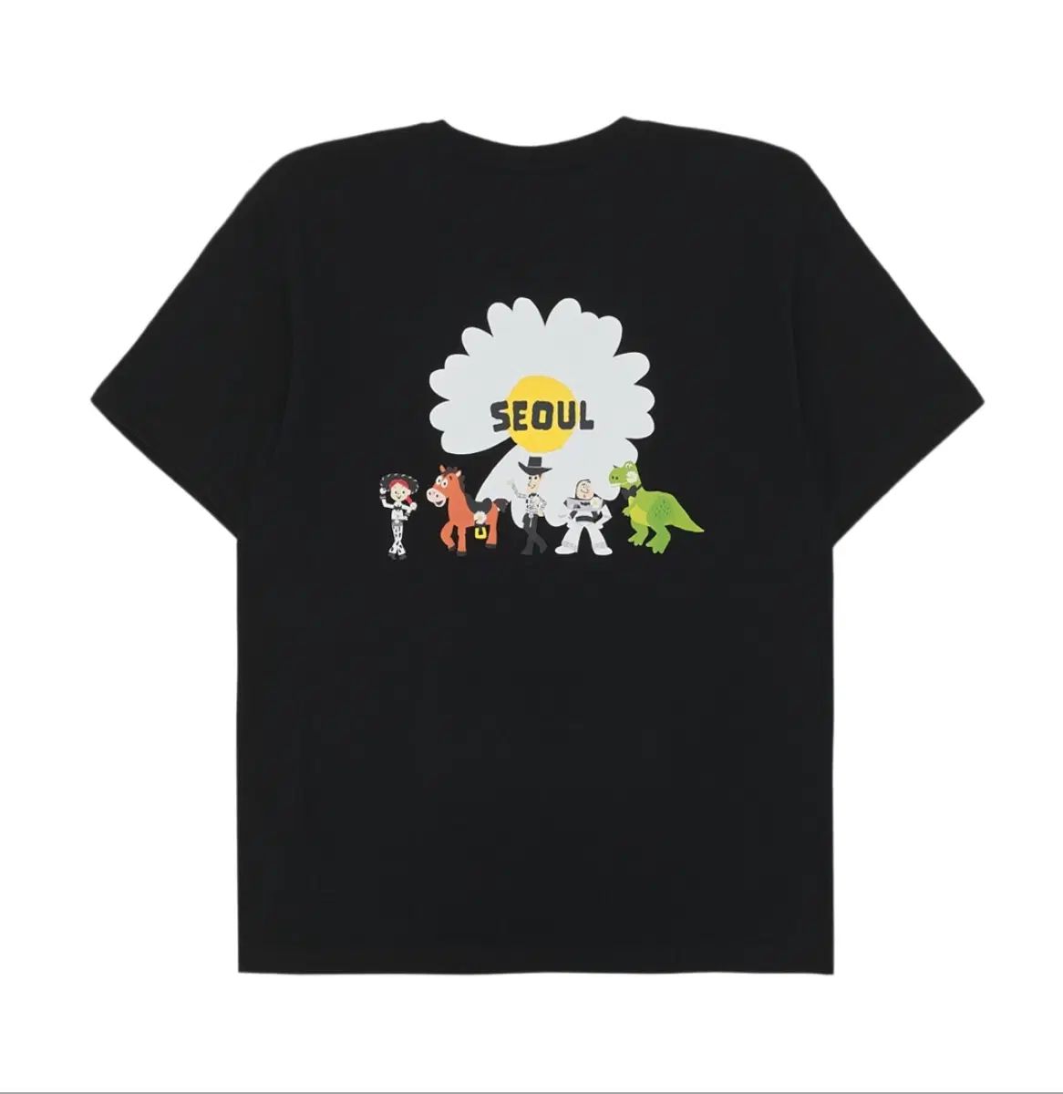LEE)ピースマイナスワン x トイ ストーリー ザ ファースト ファン Tシャツ 01 ブラック