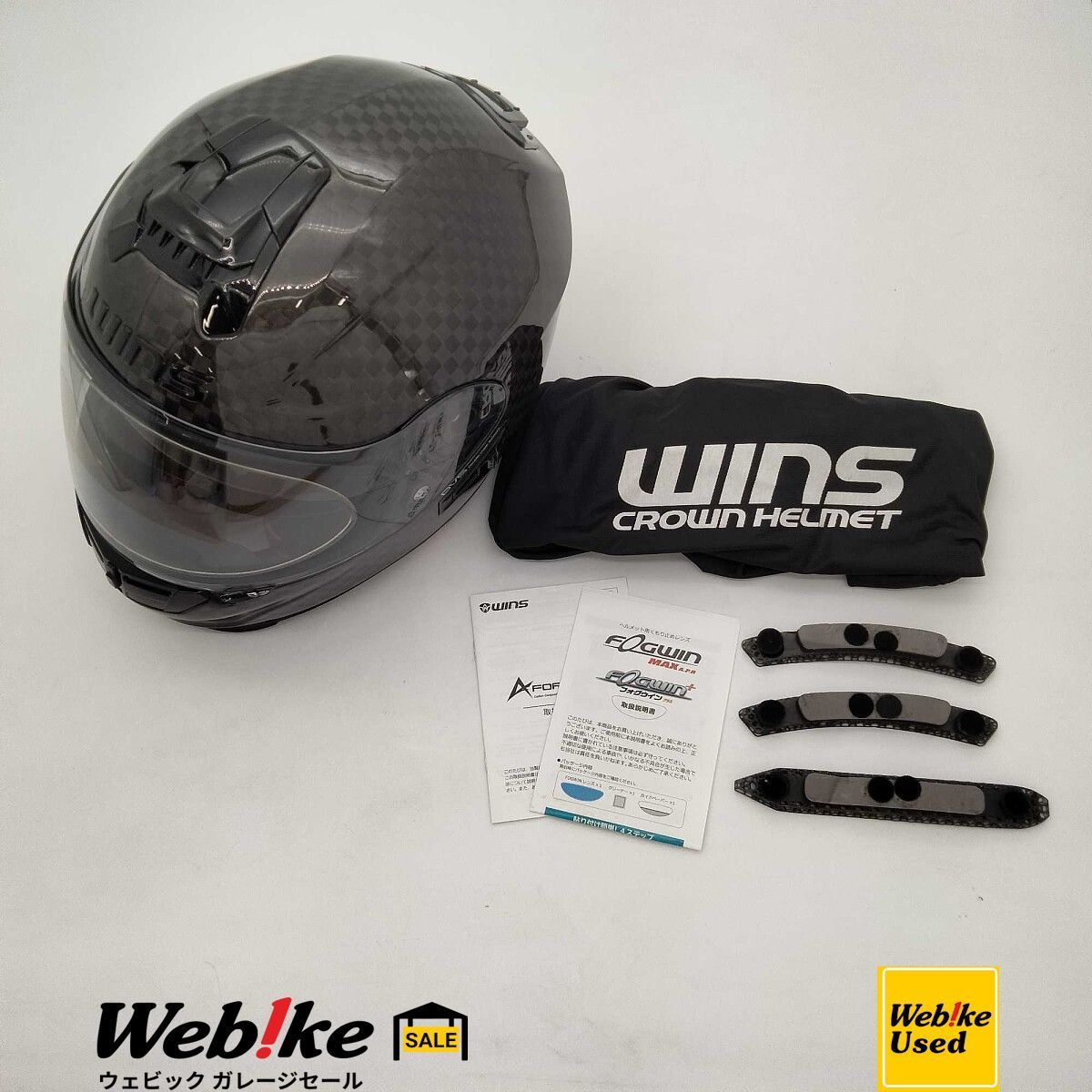 WINS A FORCE RS 12K フルフェイスヘルメット | サイズ：M RXBI33971