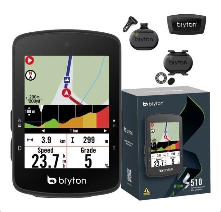 ブライトン Rider S510T（日本語対応）GPSナビ付き サイクルコンピューター（センサー付）【新品・未開封】