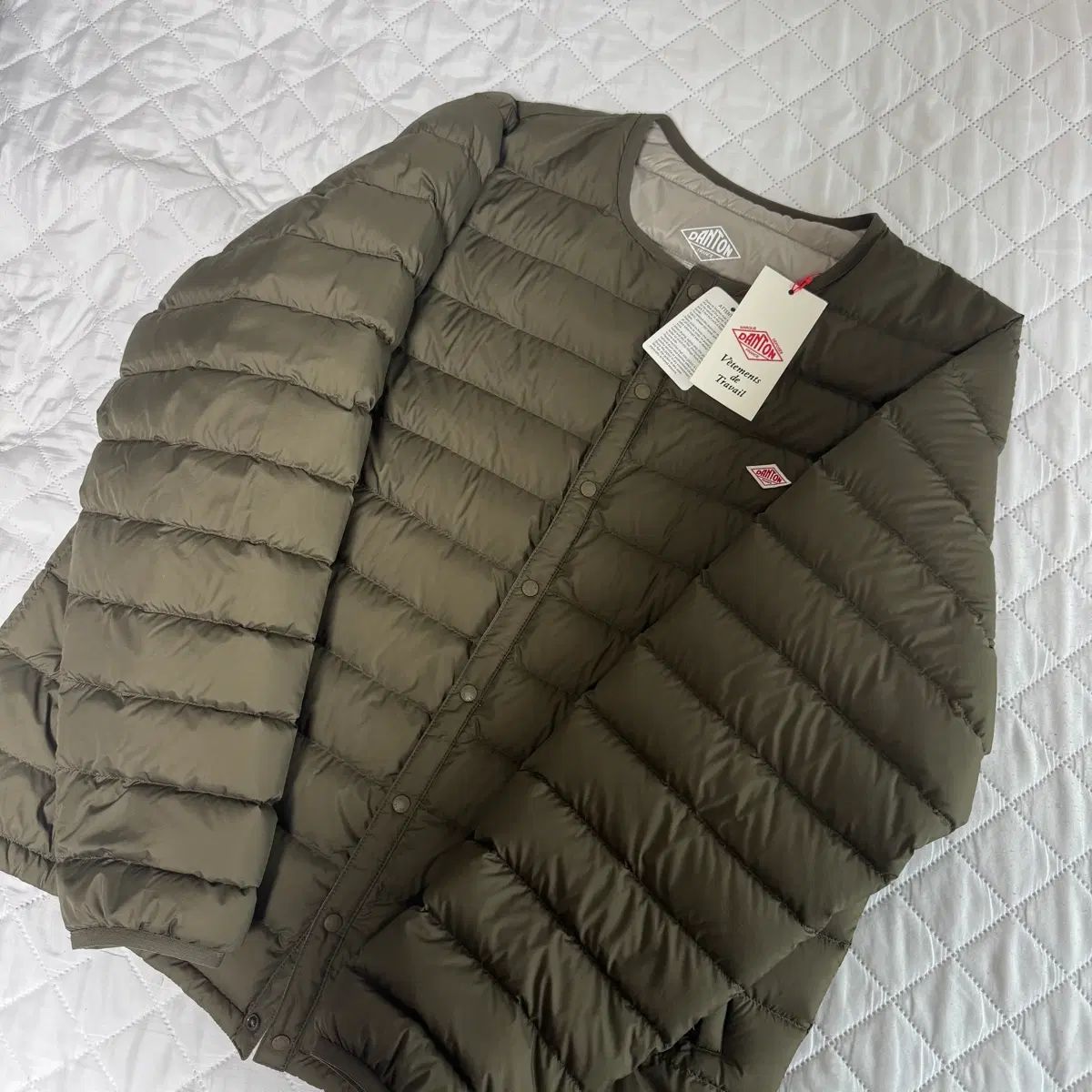 XL ダントン 軽量 ダウン ジャケット オリーブ DT-A0025 26,287円