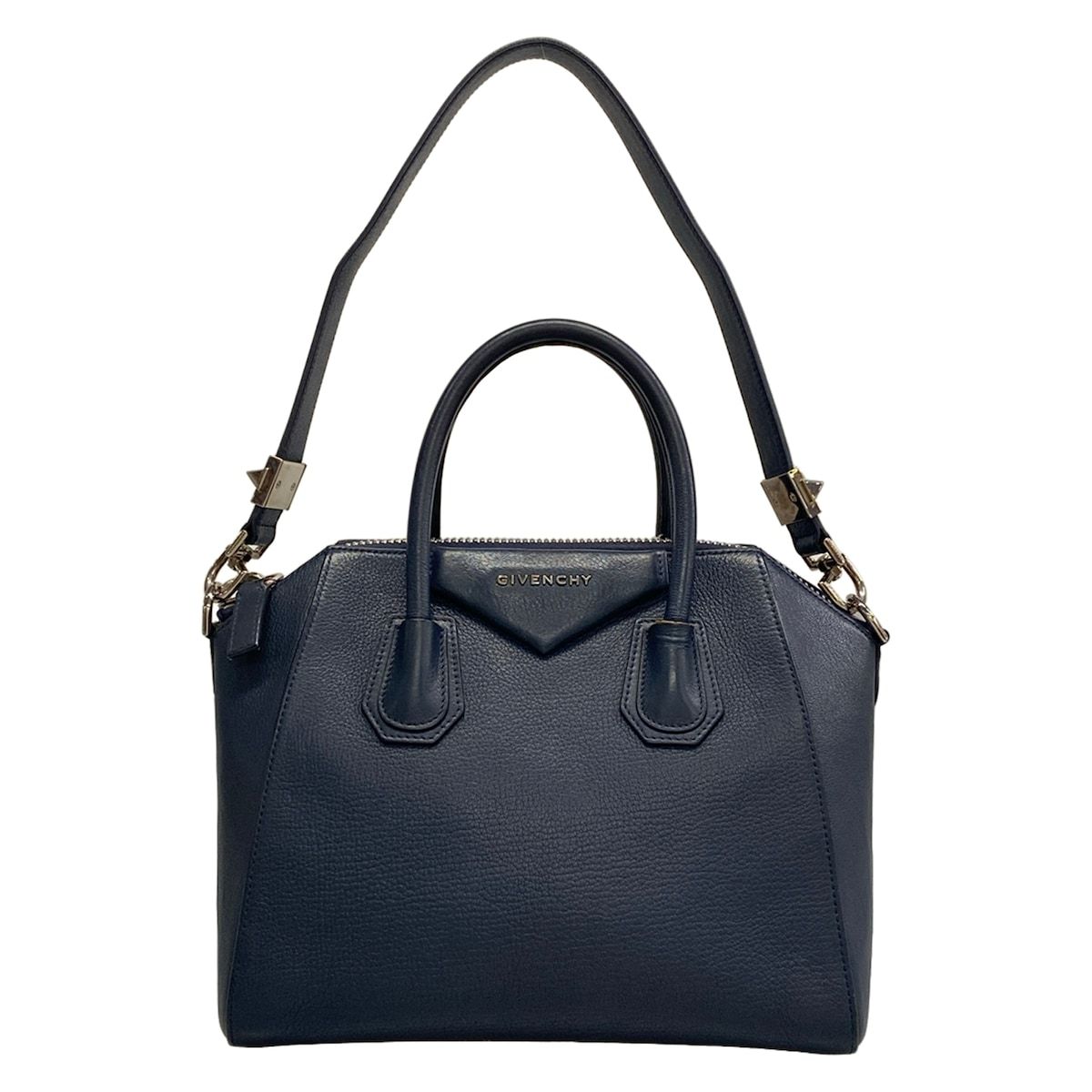 GIVENCHY(ジバンシー) ショルダーバッグ アンティゴナスモール ダークネイビー 2WAY レザー