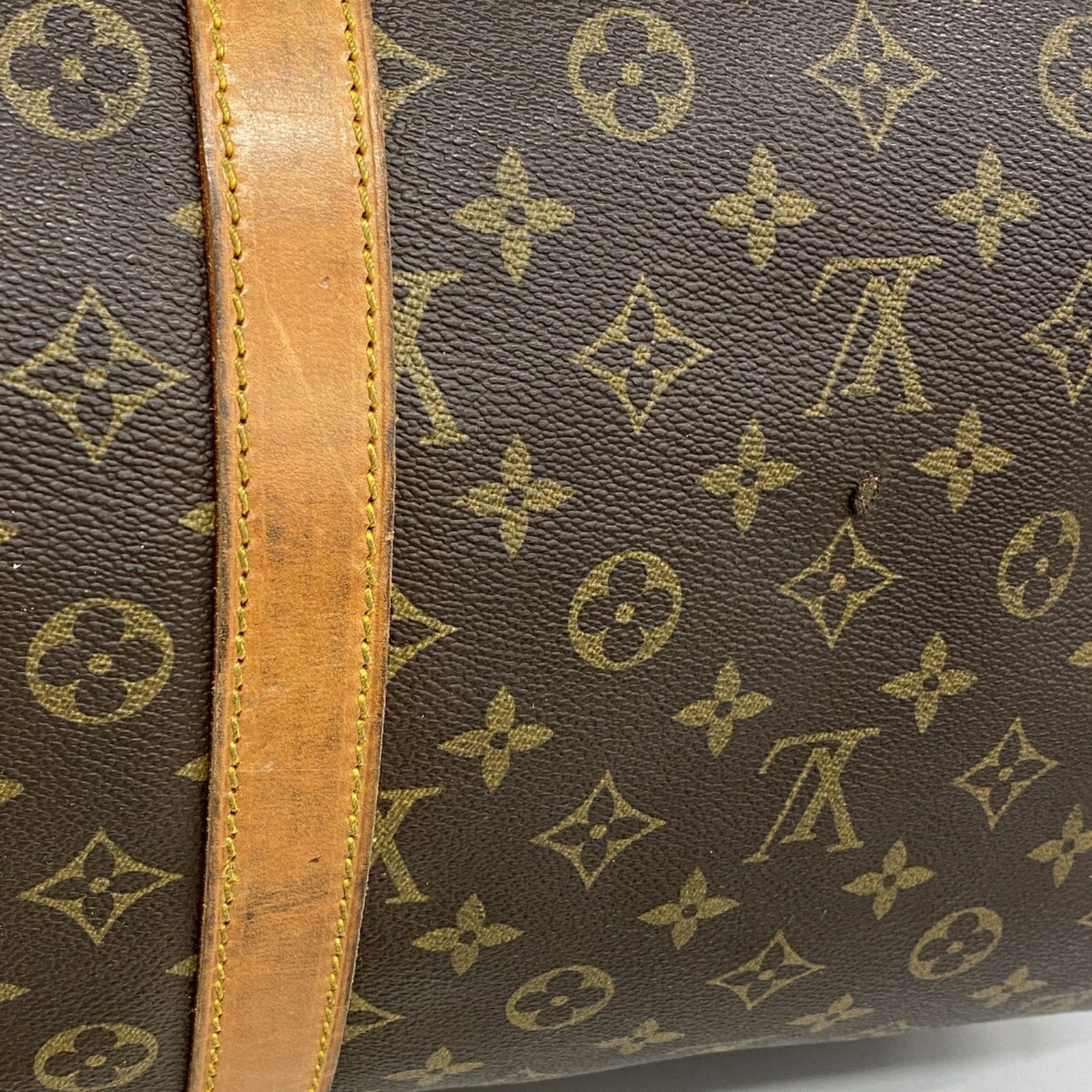 ルイ・ヴィトン(Louis Vuitton) ルイ・ヴィトン バッグ・ボストンバッグ モノグラム キーポルバンドリエール55 M41414 ブラウンメンズ レディース