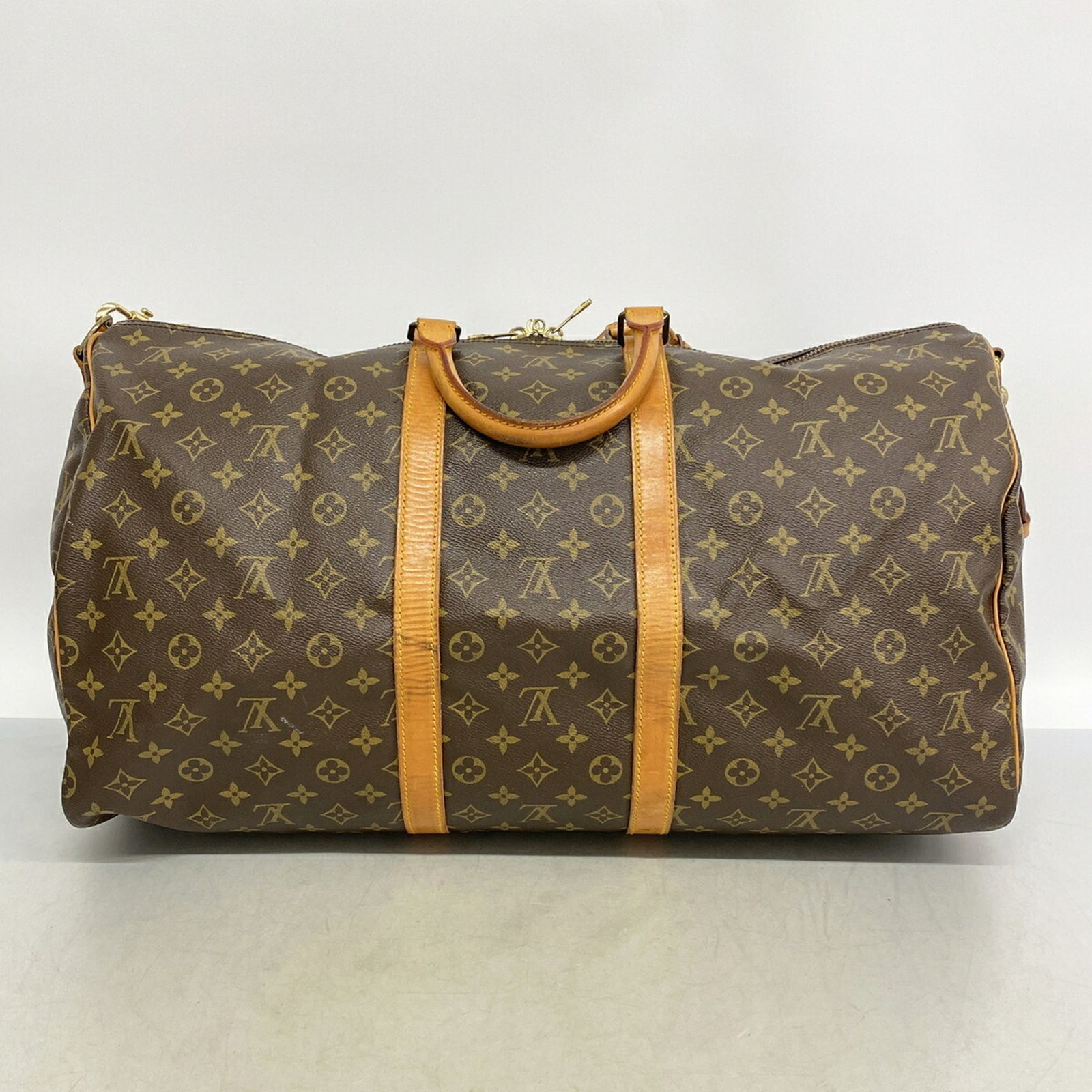 ルイ・ヴィトン(Louis Vuitton) ルイ・ヴィトン バッグ・ボストンバッグ モノグラム キーポルバンドリエール55 M41414 ブラウンメンズ レディース