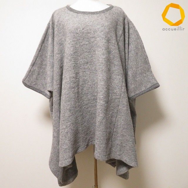 #wnc グラウンド ワイ Ground Y YohjiYamamoto ニット セーター チュニック 3 グレー 半袖 ドルマン 変形 ユニセックス [1003856] 32,500円