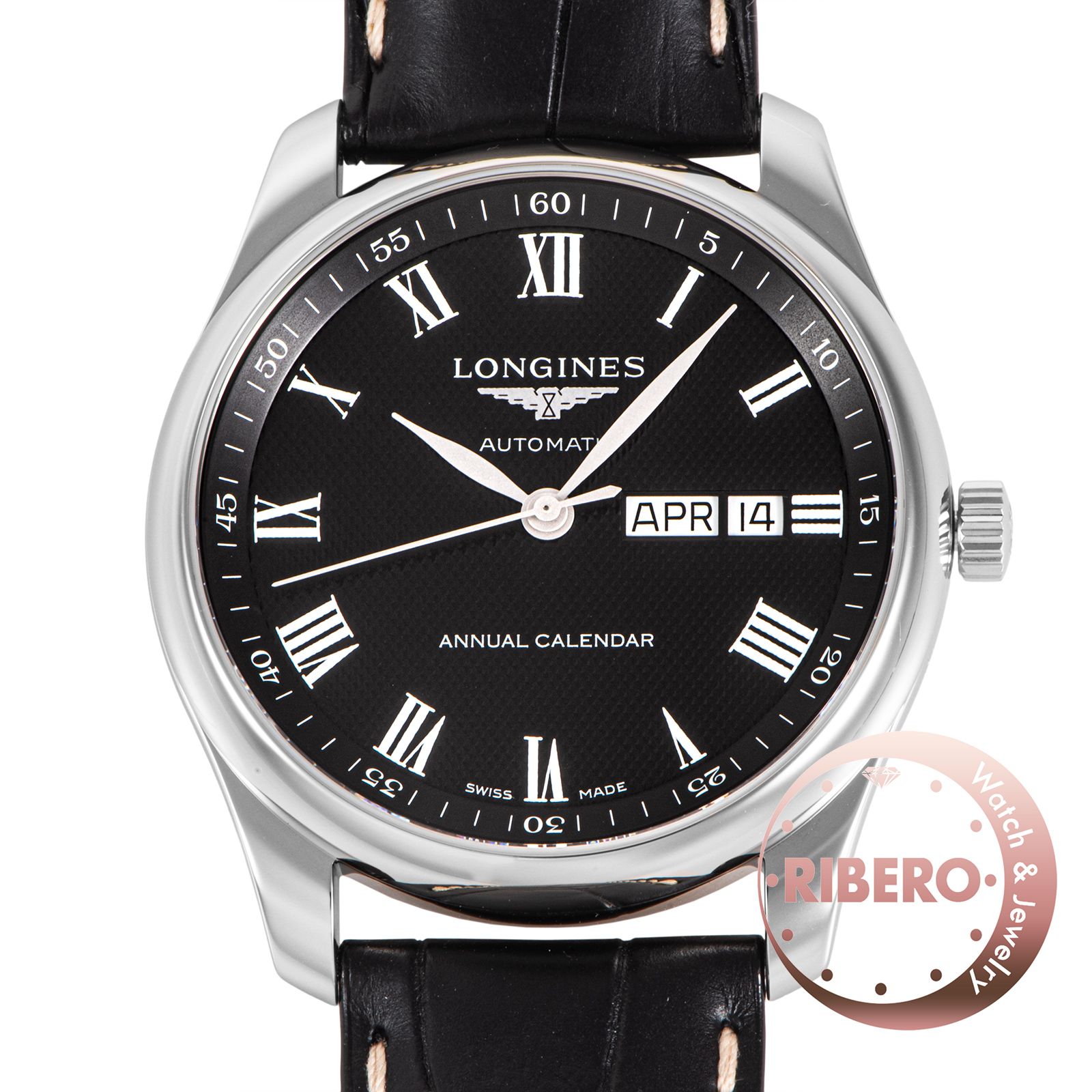 LONGINES ロンジン マスターコレクション アニュアルカレンダー L2.910.4.51.7 ステンレススチール【中古】 126,700円
