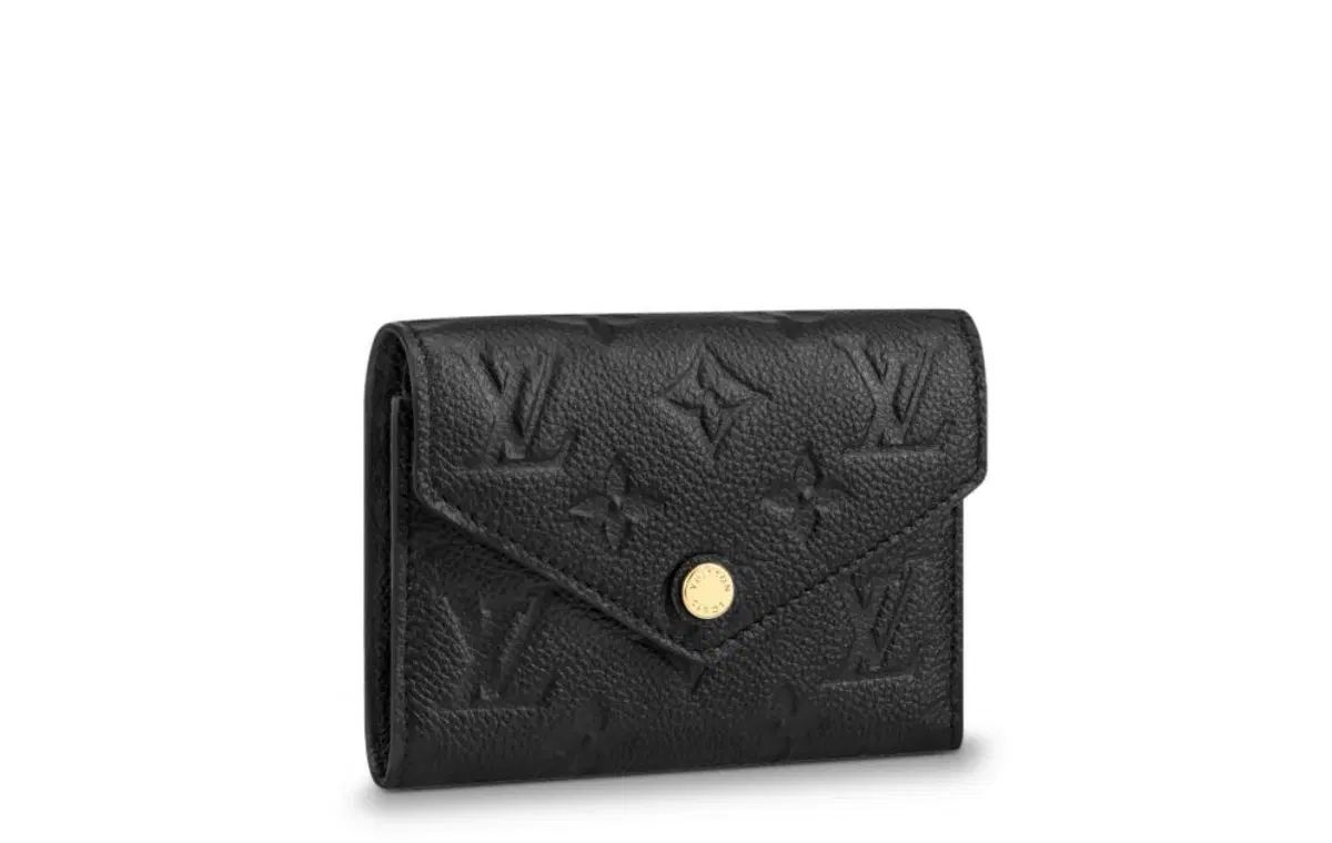 ルイヴィトン ビクトリンウォレット 二つ折り財布 ブラック