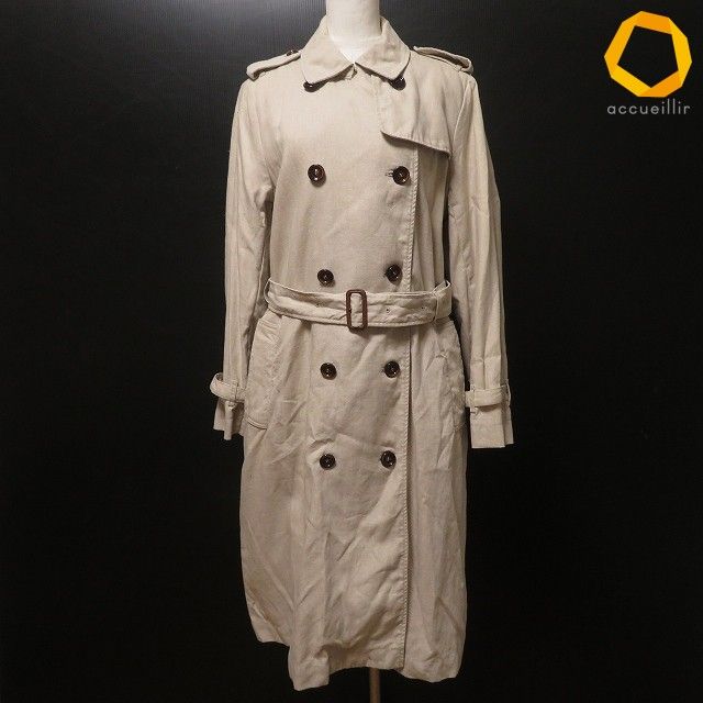 #anc ネストローブ nest Robe コート ベージュ 麻 ベルト付き ロング レディース [988580] 21,300円