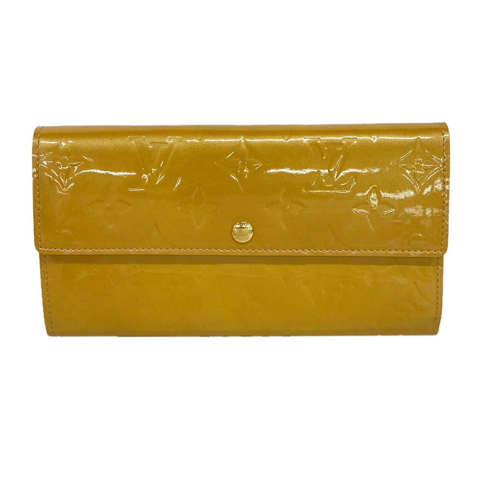 ルイ・ヴィトン(Louis Vuitton) ルイ・ヴィトン 長財布 ヴェルニ ポシェットポルトモネクレディ M91380 ノワゼットレディース