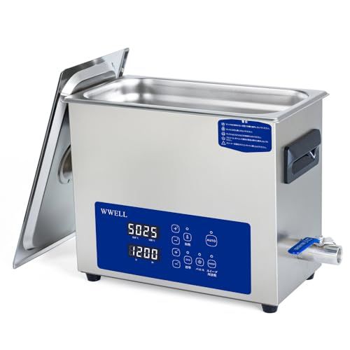 超音波洗浄機 業務用 6L 卓上型 28/40kHz スイープ周波数 自動モード 超音波洗浄器 電子部品/金物工具/実験室器具/アクセサリー用 タッチパネル 加熱 脱気 日本語説明書付きt d7eadbca 26,469円