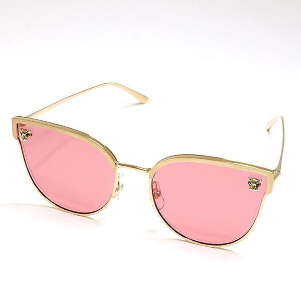 Cartier カルティエ パンテール サングラス CT0198S 004 ピンク/ゴールド バタフライシェイプ 未使用品 37,180円
