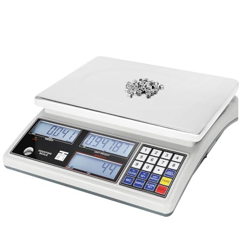 Bonvoisin デジタルはかり 大容量 30kg 1g アラーム機能 個数計測 カウンティングスケール 個数計 電子スケール デジタル計量器 計数スケール RS232インターフェース 計量データ出力可 計量皿寸法：21×28.5cm 計量 1649ac73