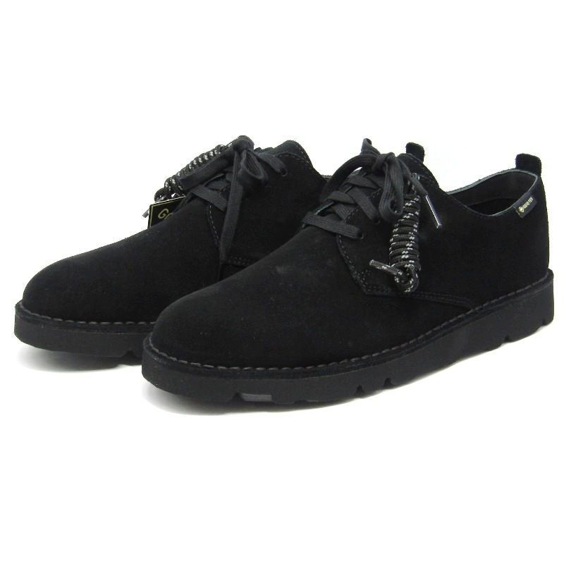未使用 Clarks クラークス UK8.5G Desert London GTX 26182699 デザートロンドン ゴアテックス スエード 防水 Black Suede 18002408 10,224円