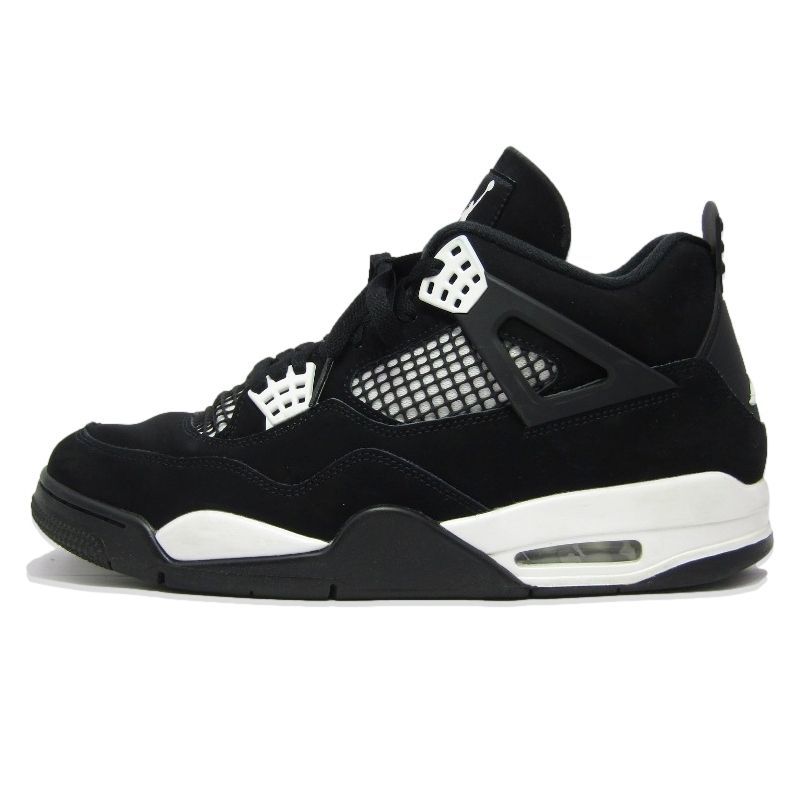 NIKE ナイキ 28.5cm AIR JORDAN 4 RETRO FQ8138-001 エアジョーダン4 レトロ 2024年製 BLACK/WHITE 18002407