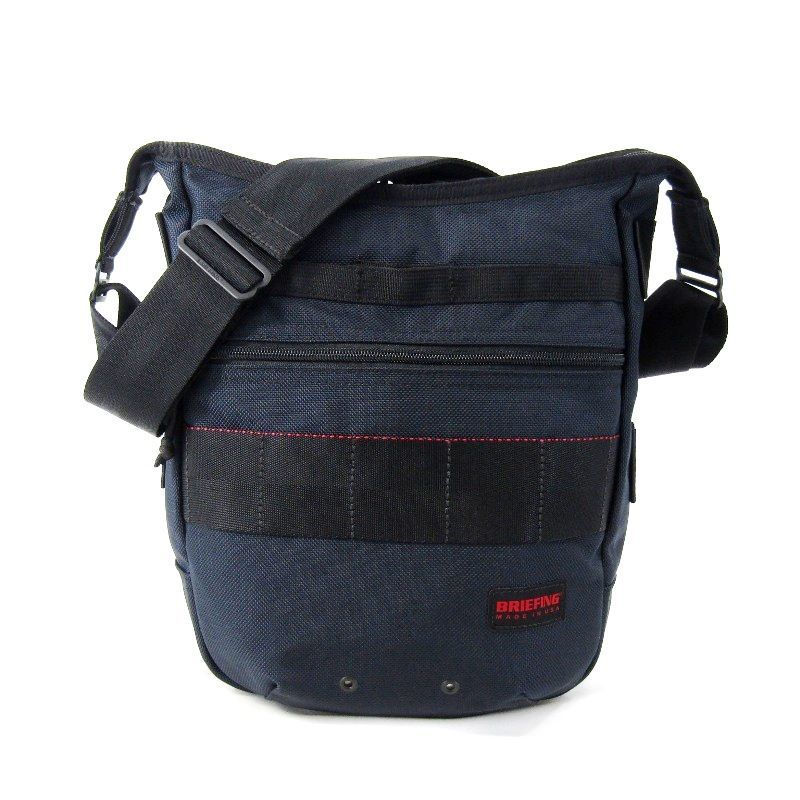 美品 BRIEFING ブリーフィング DAY TRIPPER BRF032219 デイトリッパー ショルダーバッグ USA製 アメリカ製 ネイビー 47000532