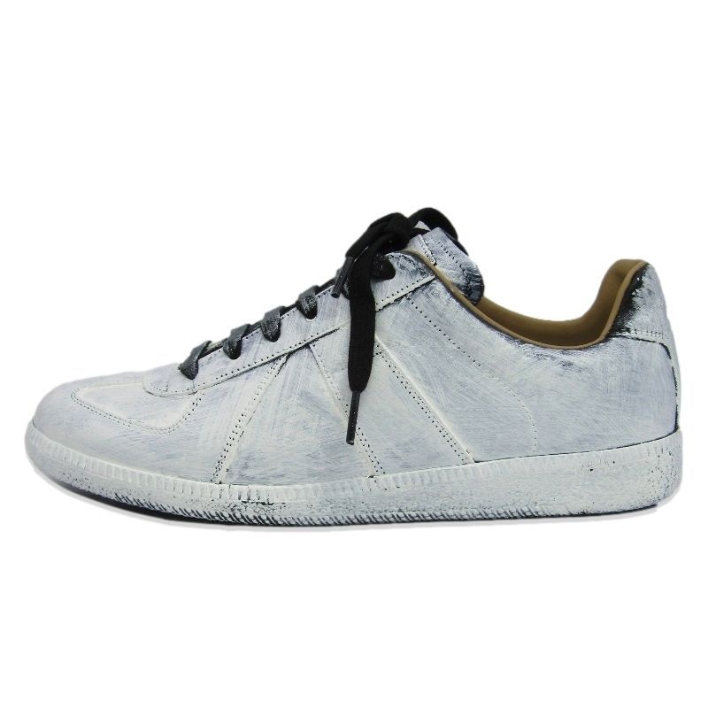 未使用 Maison Margiela メゾンマルジェラ 41 REPLICA PAINT S37WS0566 P4128 H8680 スニーカー ペイント加工 ホワイト 白 88000221 32,825円