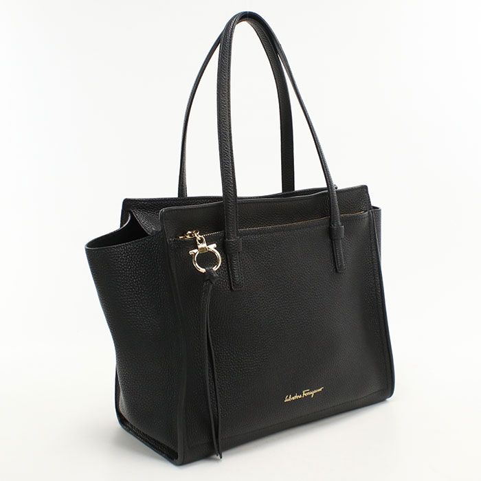 FERRAGAMO フェラガモ エイミー ガンチーニ 21 F216 トートバッグ カーフ【中古】 レディース