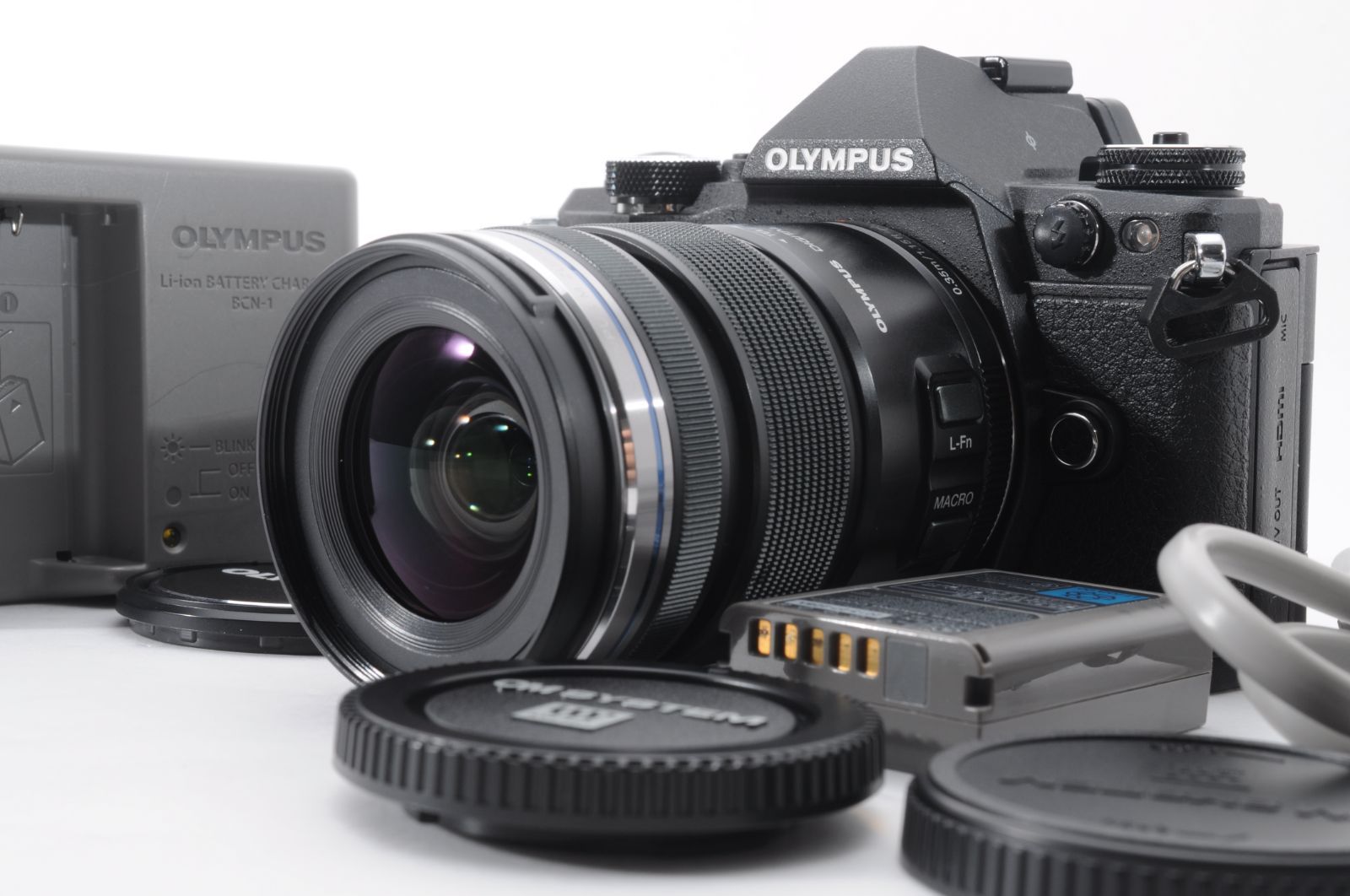 ■美品■ 動作確認済 Olympus OM-D E-M5 II 12-50mm ズームレンズ バッテリー・充電器付 交換レンズ