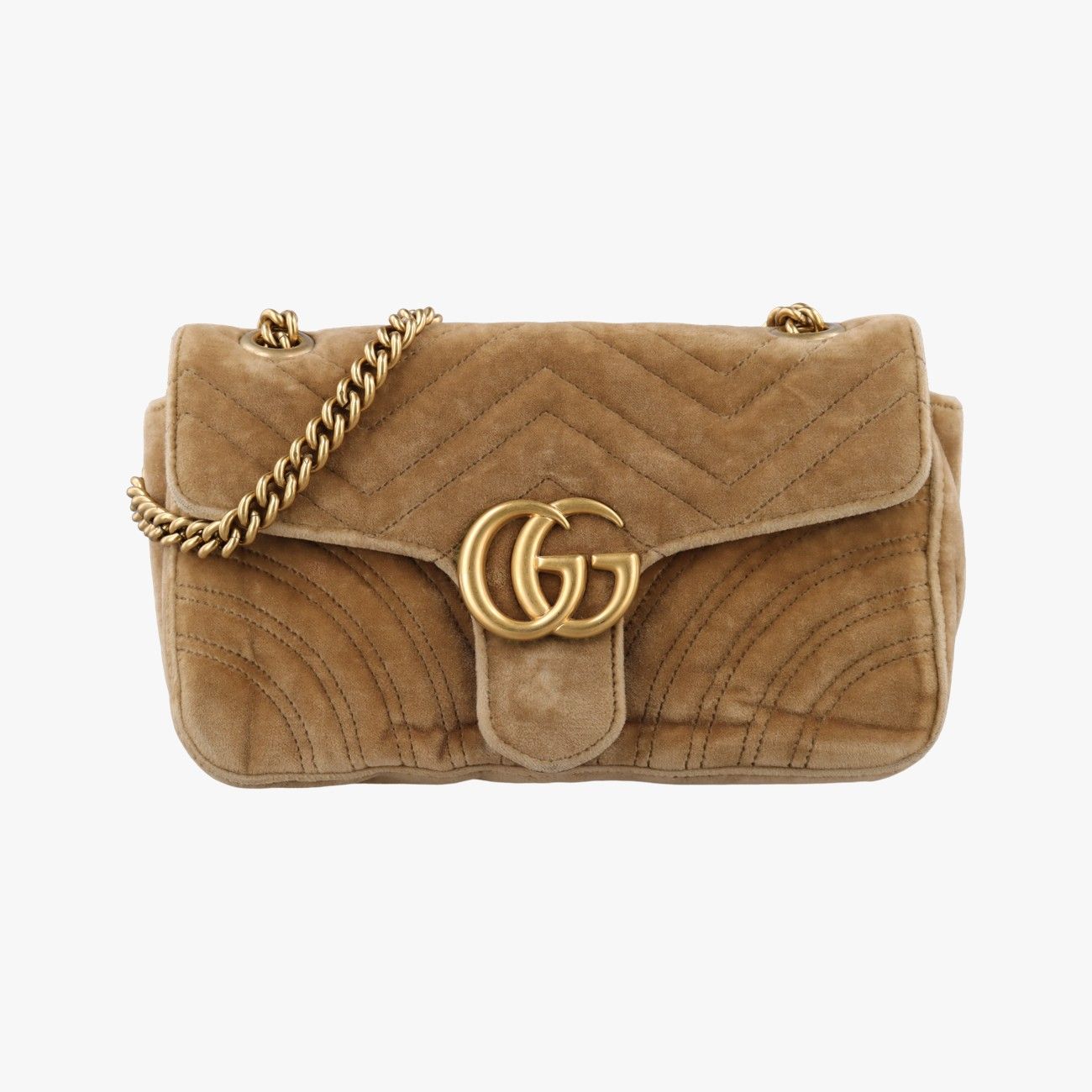 グッチGucciGGマーモント カーキ ベロア 443497 D025088431