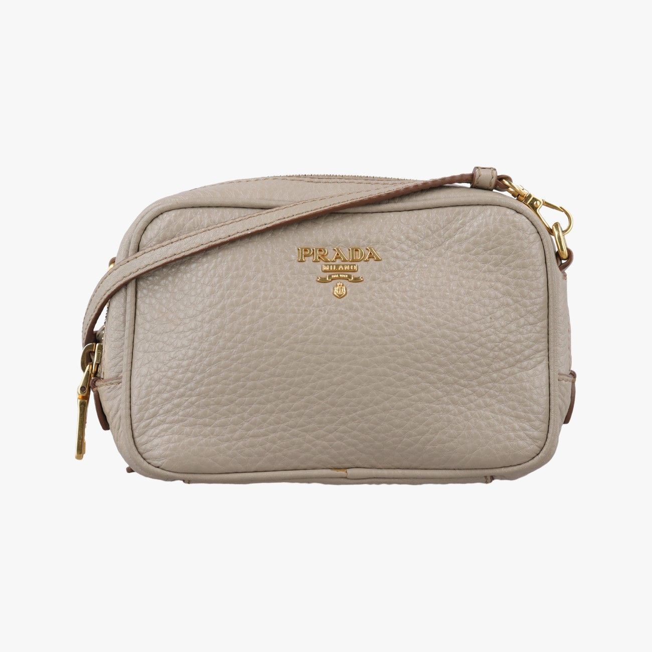 プラダPradaヴィッテロ フェニックス カメラバッグ ベージュ レザー 1N1674 42
