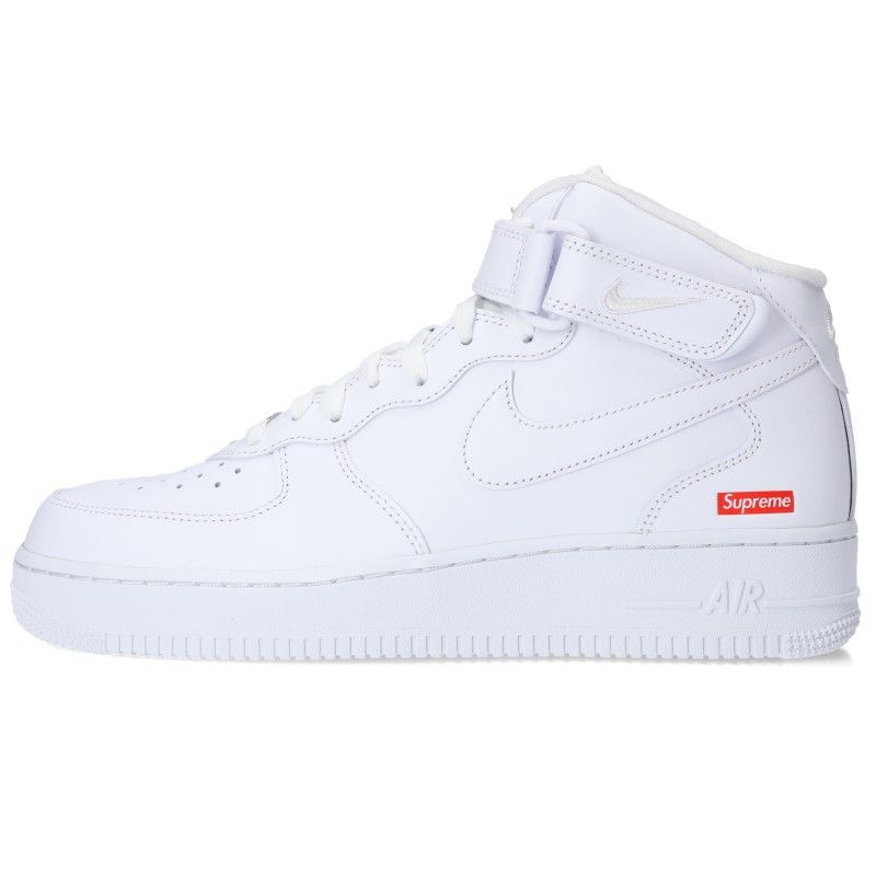 ナイキ AIR FORCE 1 MID SUPREME FZ8784-100 エアフォース1ミッドシュプリームスニーカー メンズ 27cm