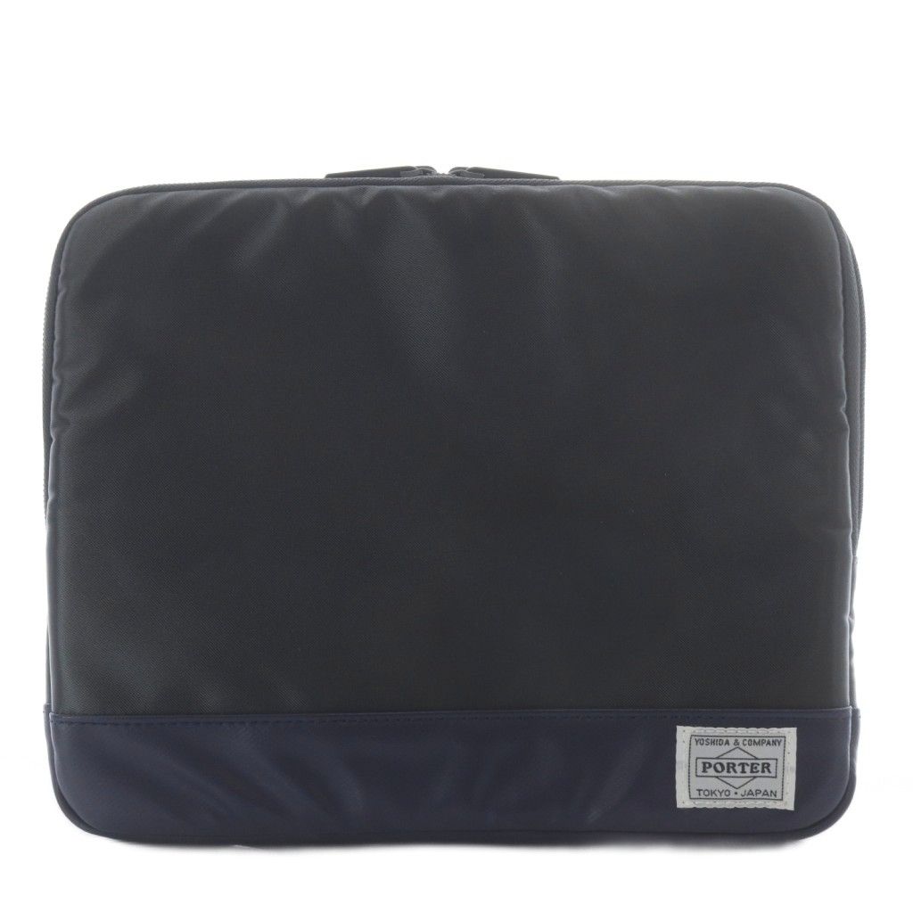 PORTER PORTER YOSHIDA BAN SAC'S BAR NYLON TABLET CASE BLACK NAVY/YO25