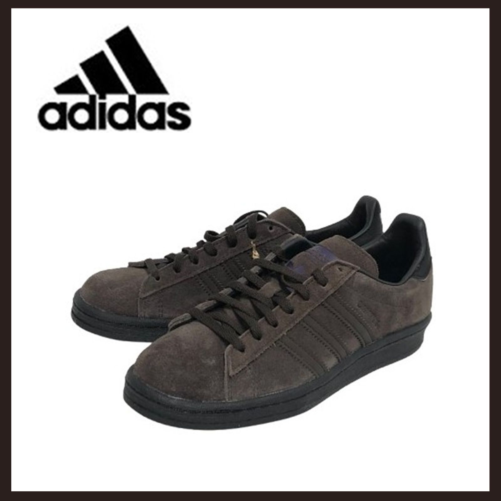 新品未使用　adidas (アディダス)　CAMPUS 80s EMMI HQ7068　ダークブラウン　23cm