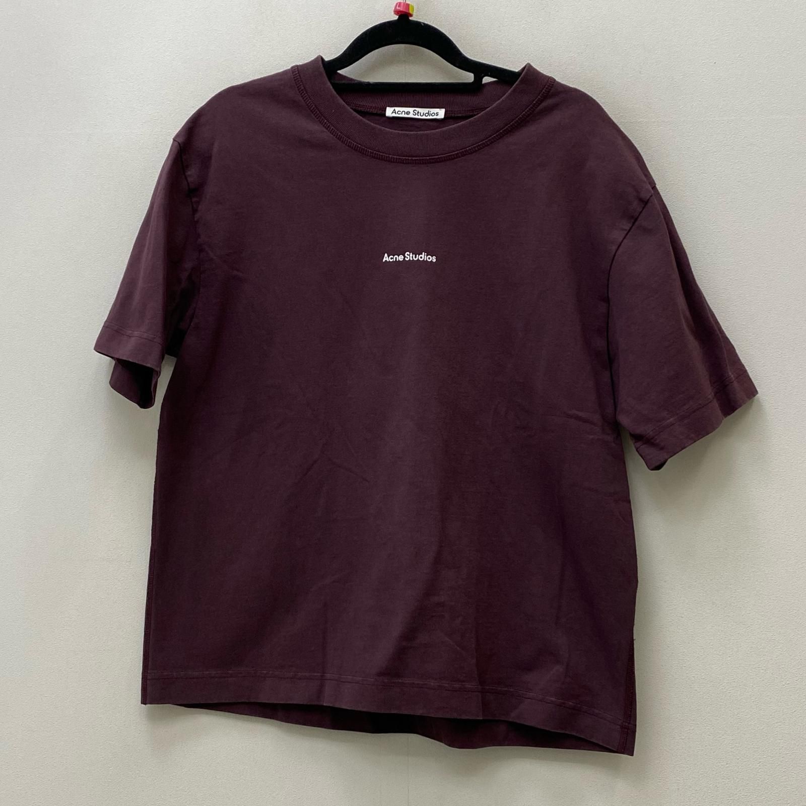 【加古川店】 中古 ACNE STUDIOS | アクネストゥディオズ 半袖Ｔシャツ 国内正規品 ボルドー/バーガンディー サイズ：S 【108】