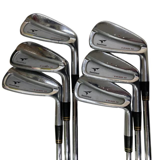 【中古】 ブリヂストン TOURSTAGE X-BLADE CB 6S アイアンセット IR NS PRO 950GH ウェイトフロー (フレックスS) メンズ 男性用 右利き 右用 Cランク ゴルフクラブ