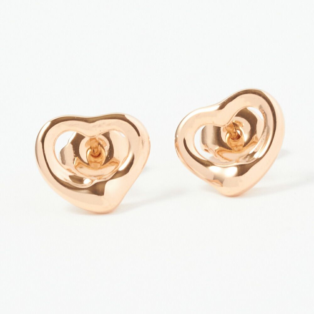 ティファニー ピアス 【ELSA PERETTI OPEN HEART】 27233945 エルサ・ペレッティ オープンハート 18Kローズゴールド TIFFANY 【お取り寄せ】