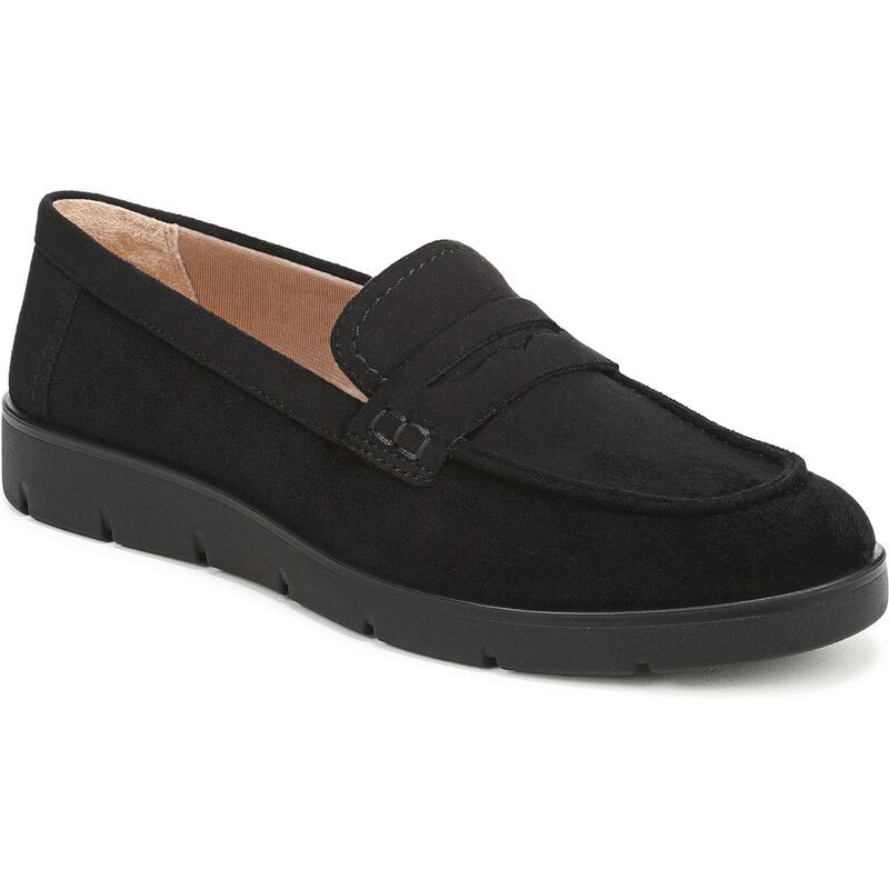ライフストライド レディース シューズ サンダル ローファー LifeStride Veronica Womens Moc Toe SlipOn Loafers Black ブラック