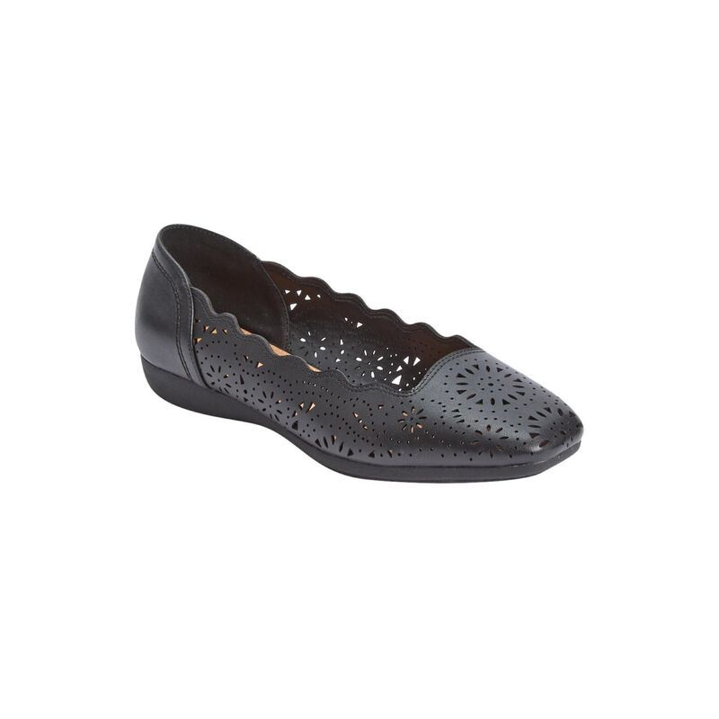 コンフォートビュー レディース シューズ サンダル Comfortviewomens The Laurell Slip On Flat Black ブラック