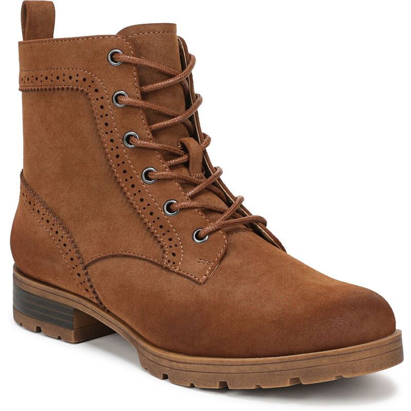 ライフストライド レディース シューズ ブーツ・レインブーツ アンクル レース LifeStride Lena Womens LaceUp Ankle Boots Tan タン