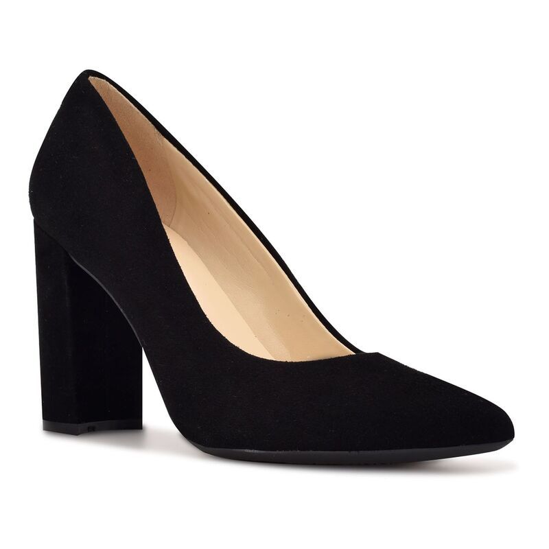 ナインウェスト レディース シューズ パンプス ヒール Nine West Astoria 9x9 Womens Heels Black Suede ブラック 20,060円