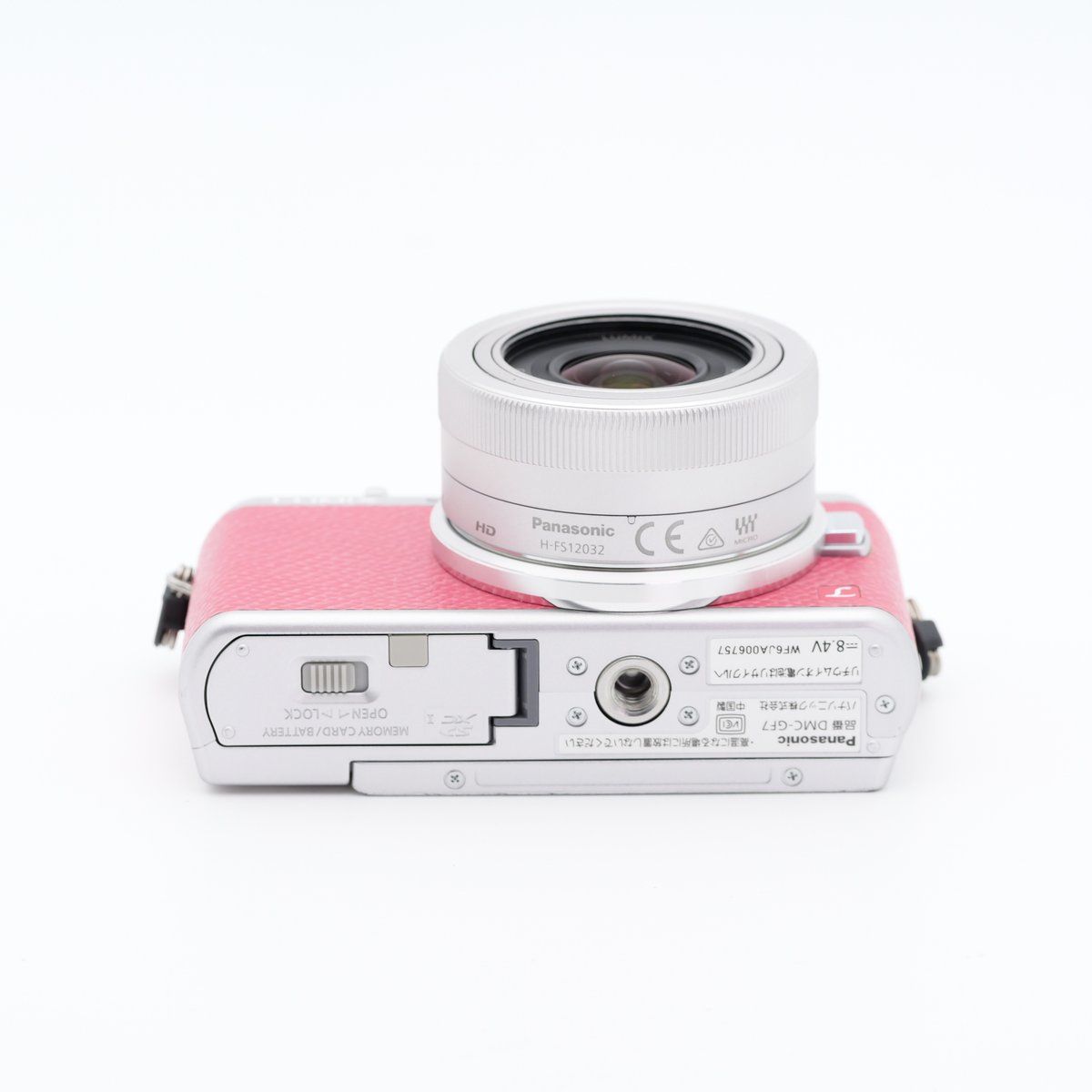 ショット数691回 Panasonic LUMIX DMC-GF7 ダブルレンズキット ピンク