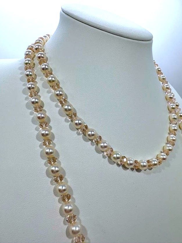 タサキ TASAKI パール ヴァリエ ロングネックレス 7.0-7.5mm 120cm 83g