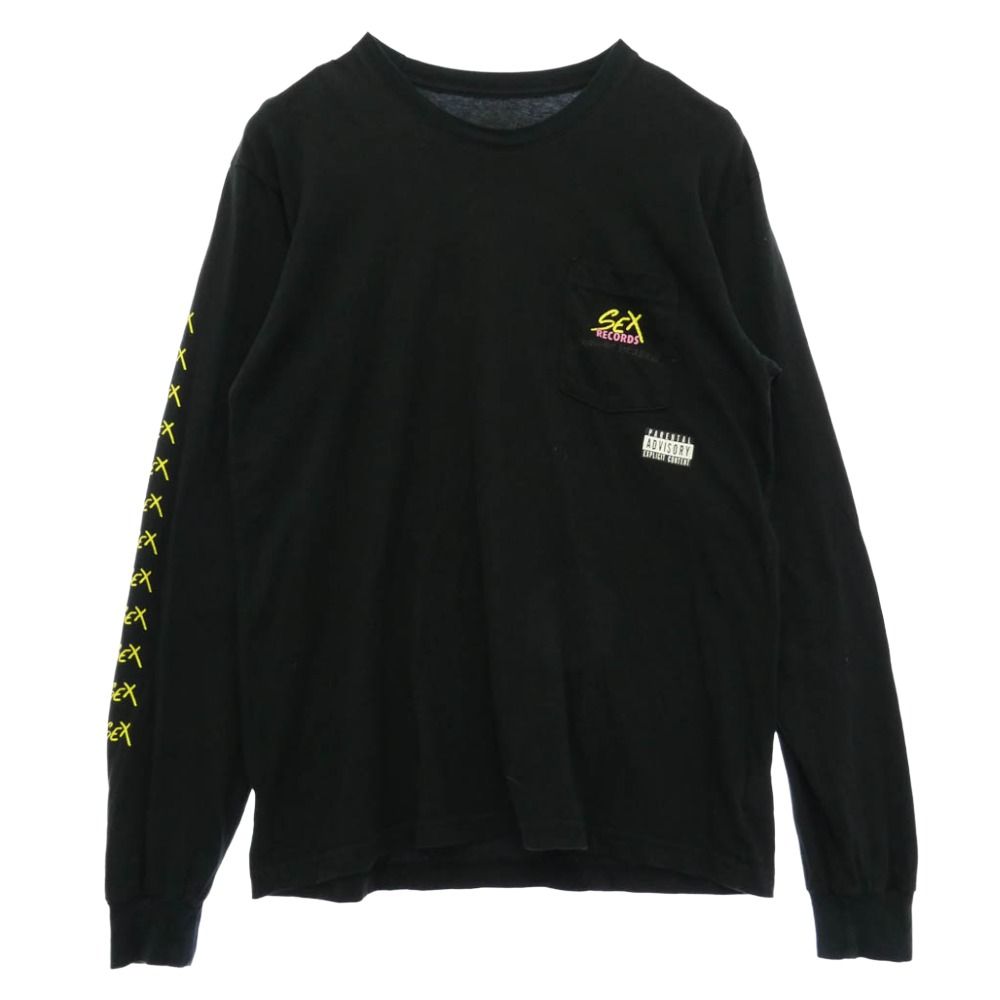 CHROME HEARTS クロムハーツ（原本無） matty boy PPO Sex Records マッティボーイ 長袖 ロングスリーブ カットソー Tシャツ ブラック系 XL【中古】 60,633円