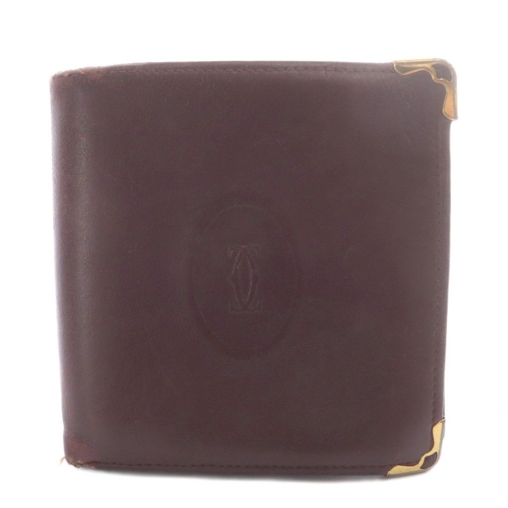 カルティエ Cartier マストライン 財布 二つ折り レザー ボルドー /YO35 ■GY11 ■OH 6,319円
