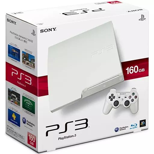 【中古】PS3ハード プレイステーション3本体 クラシック・ホワイト(HDD 160GB/CECH-3000ALW)