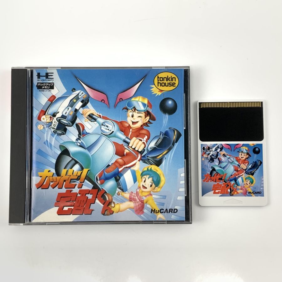 [Used] PCE Katbi Delivery PC Engine Software (with box explanation) Software: Good Box: Yes (there are scratches on the whole) Instructions: Good ■ [1000027140511] ■