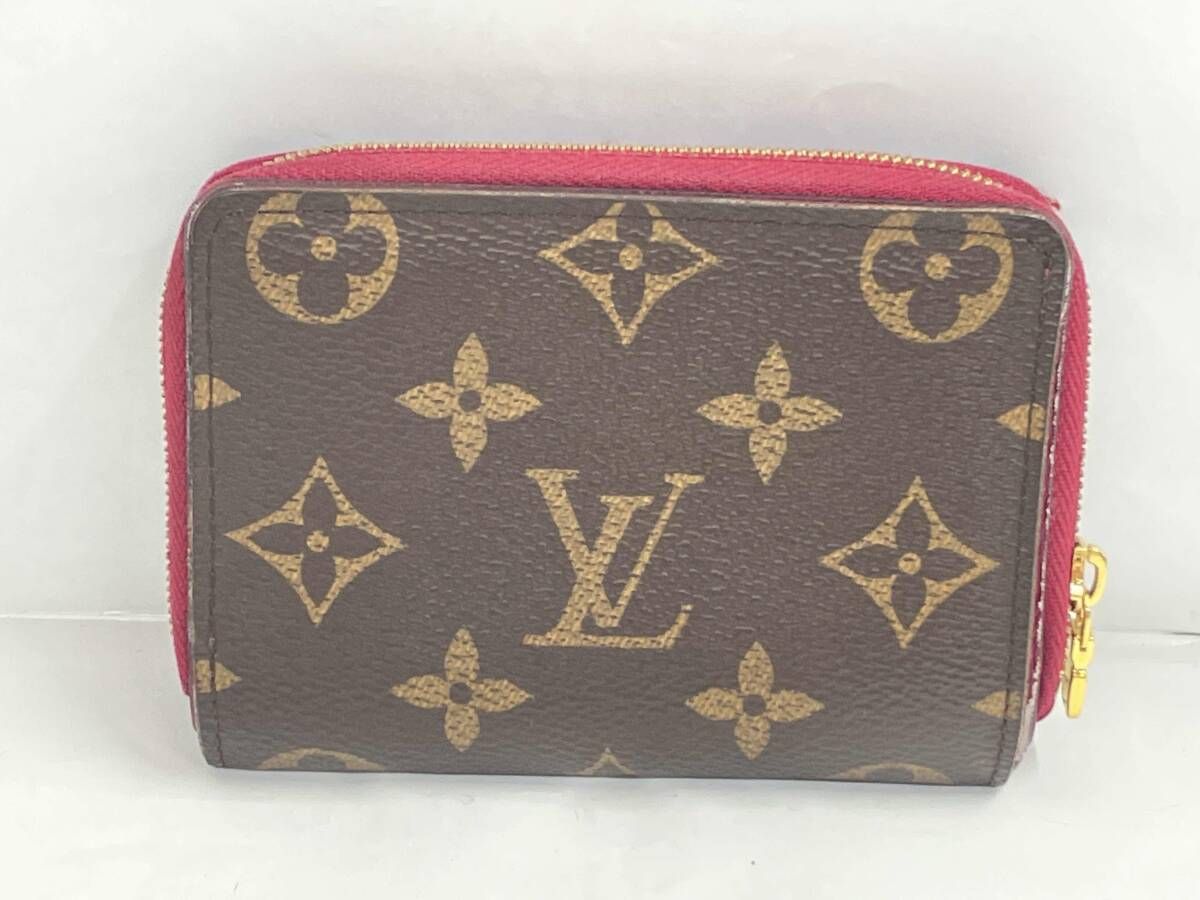 LOUIS VUITTON ルイヴィトン モノグラム ポルトフォイユルー 機番無し M82377 コバ割れ有り 破れ、スレ有り