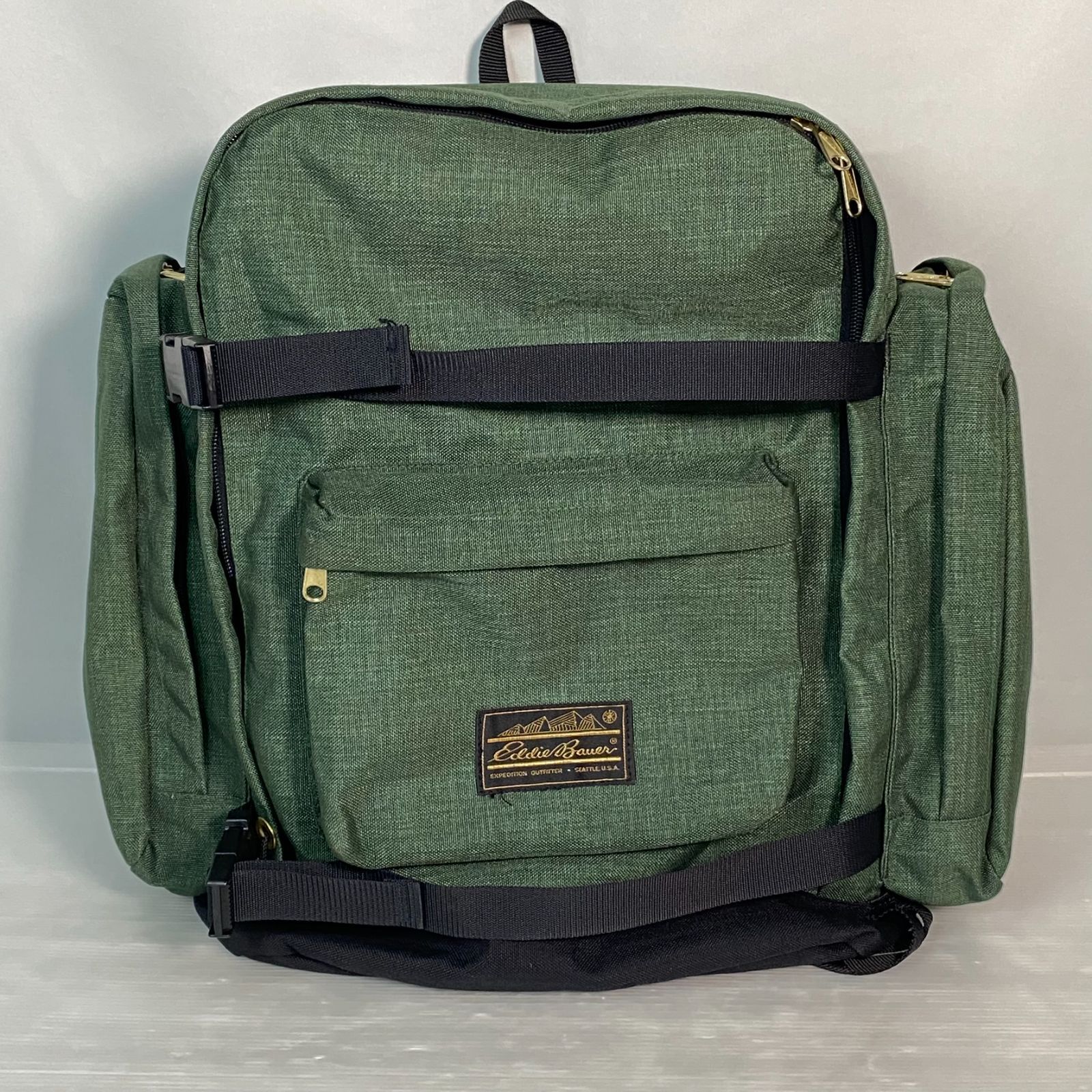 Eddie Bauer・エディーバウアー 黒タグ復刻 リュック CORDURA グリーン