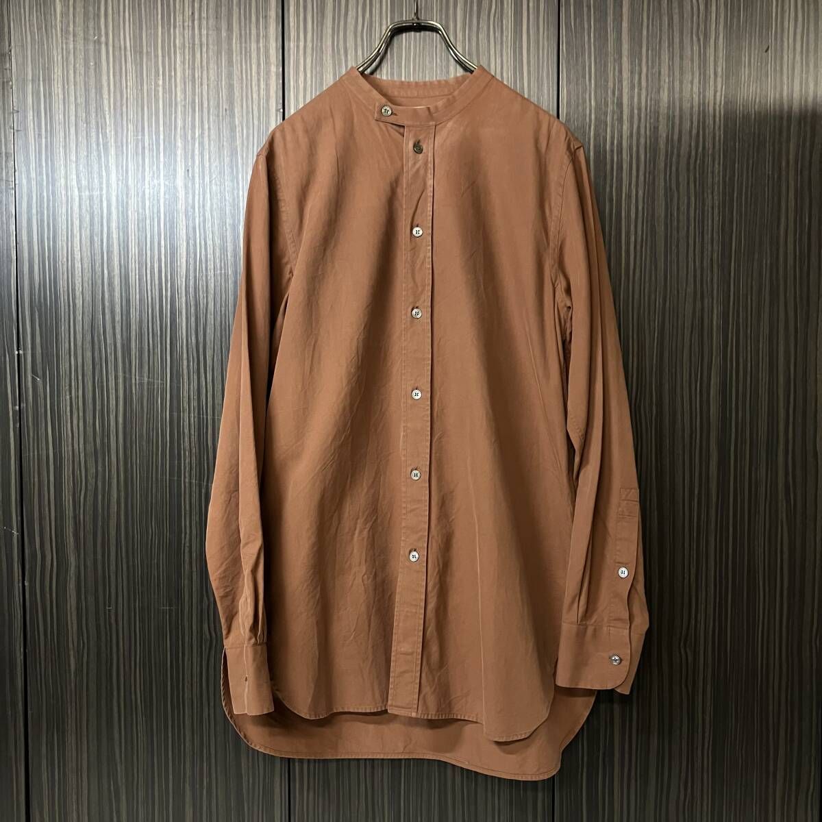 STUDIO NICHOLSON STAND COLLAR SHIRT スタンドカラーシャツ スタジオニコルソン